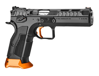 CZ CZ 75 TS 3 ORANGE 9MM – 5.23" Black Steel – 91233